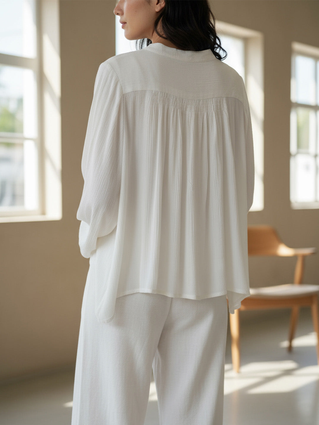 Embroidered Loose Fit Top