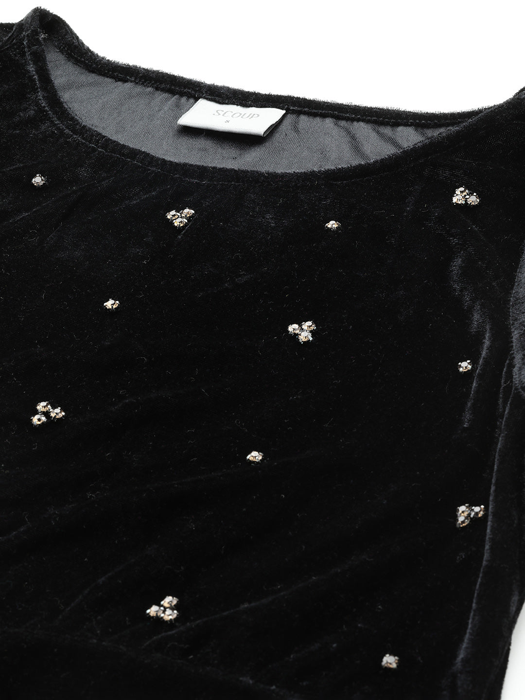 Black Embellished Maxi Dress