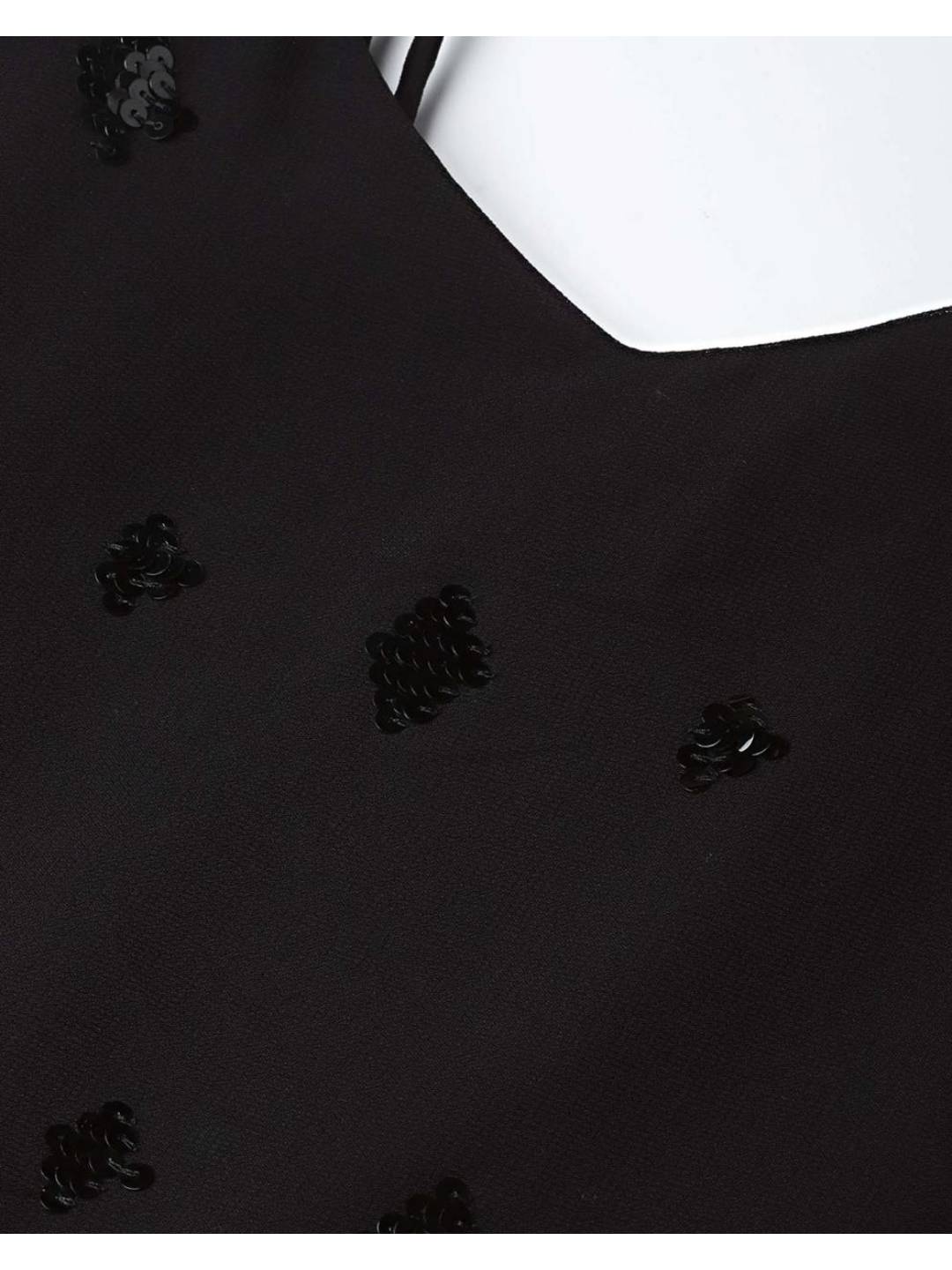 Scoup Embellished Black Dress