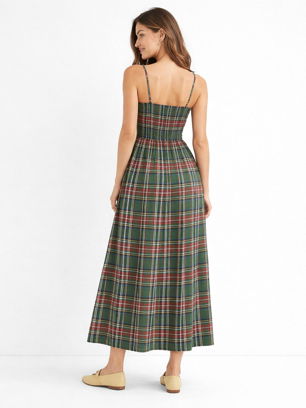 Smocket Strappy Dress