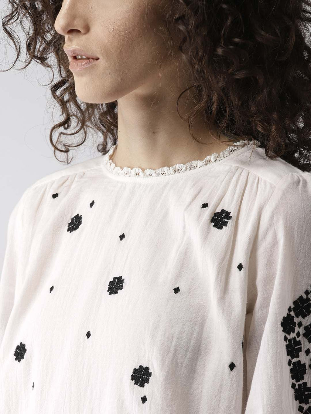 Scoup Embroidered Shift Dress