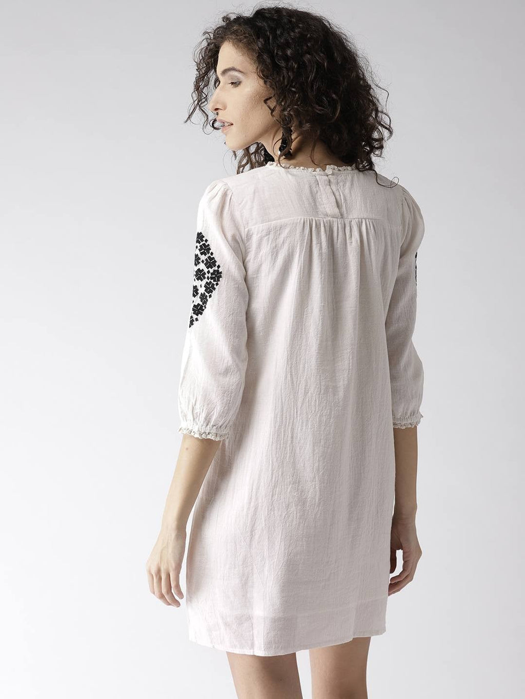 Scoup Embroidered Shift Dress