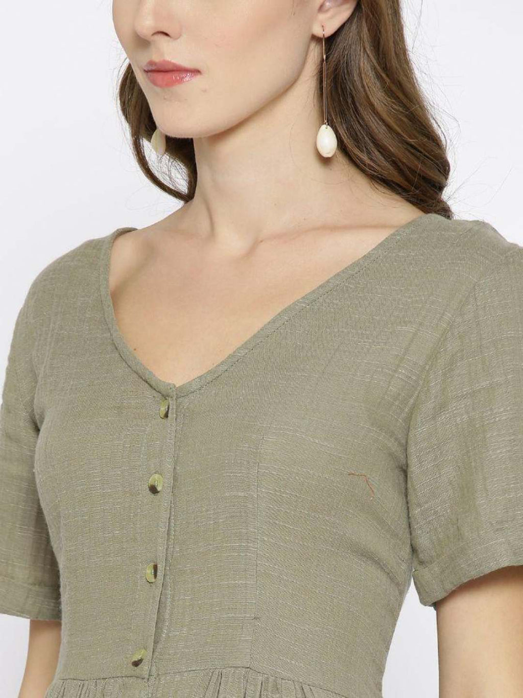 Scoup Olive Green Dress
