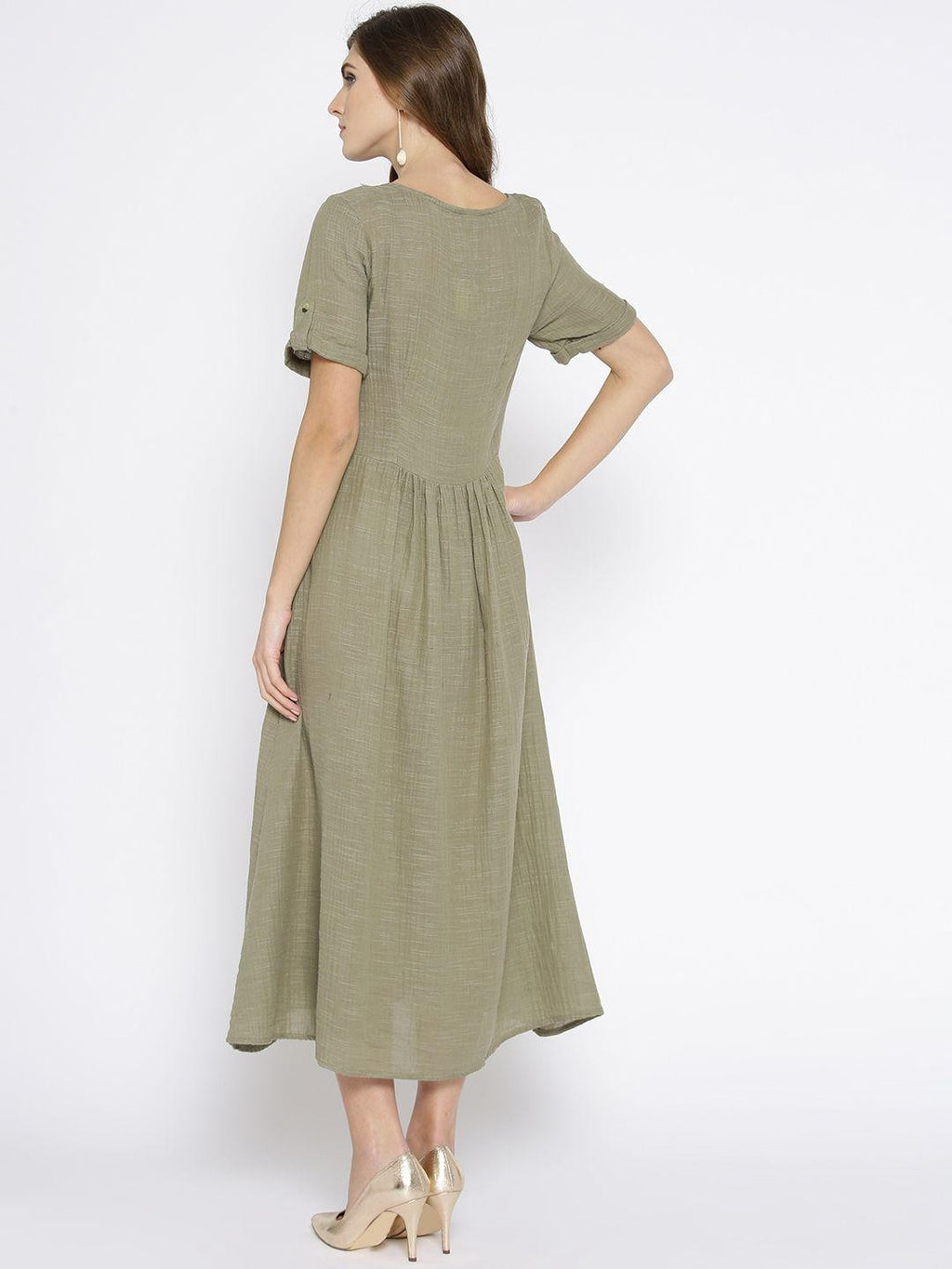 Scoup Olive Green Dress