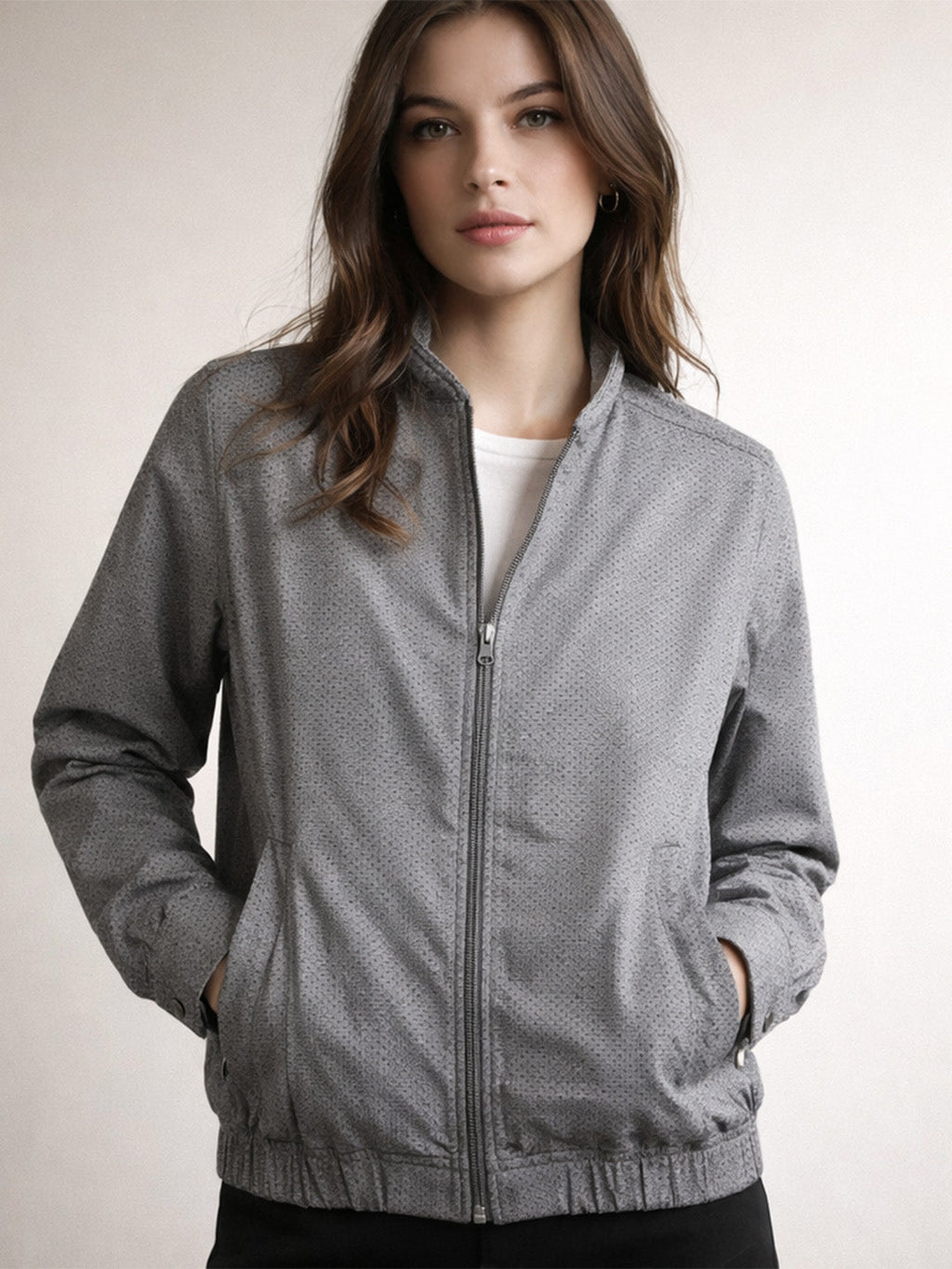 Printed Jersey Jacket
