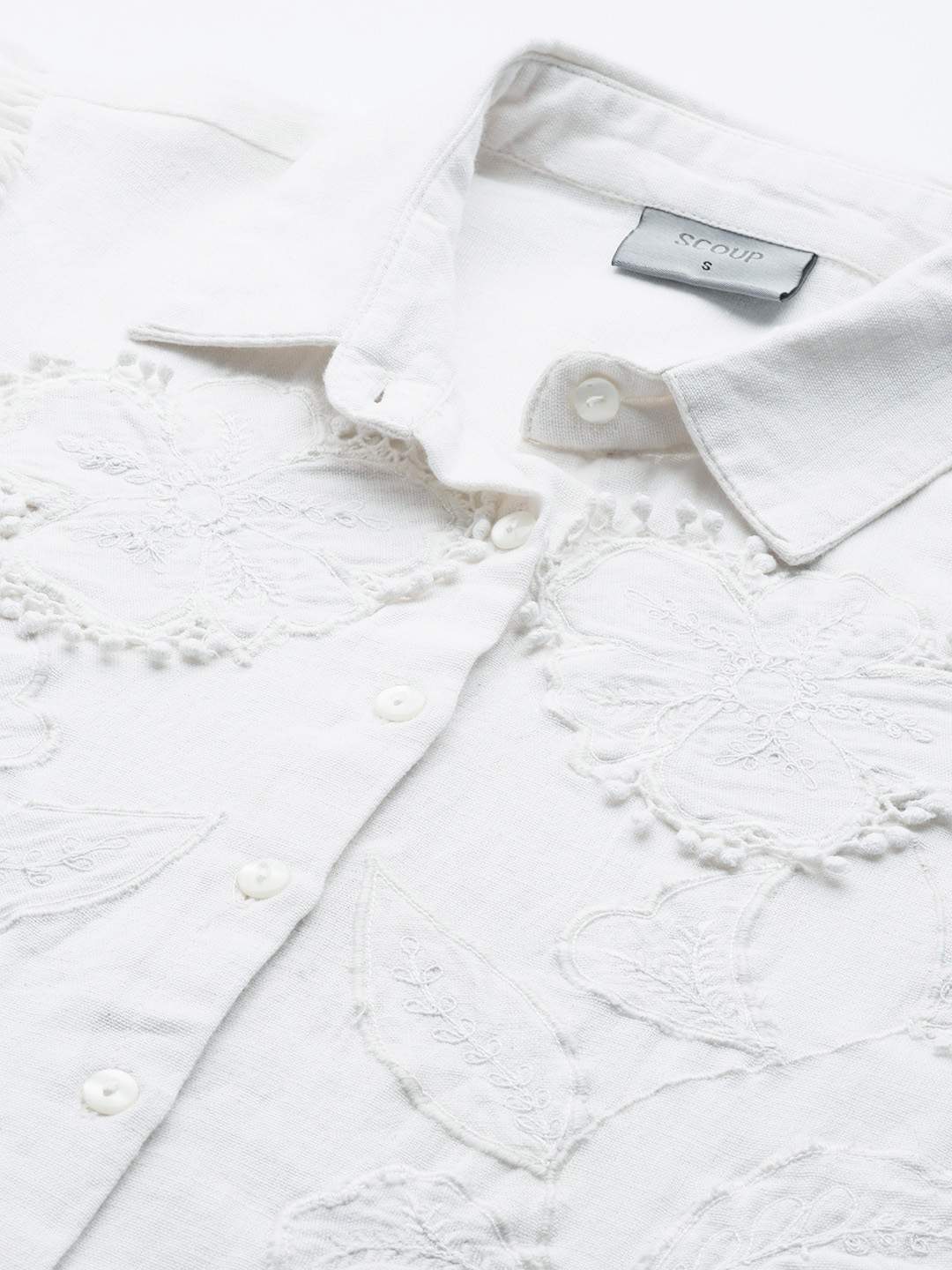 Patchwork cotton shirt