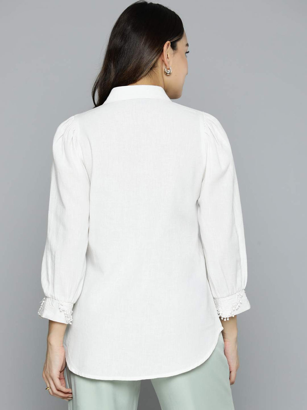 Patchwork cotton shirt