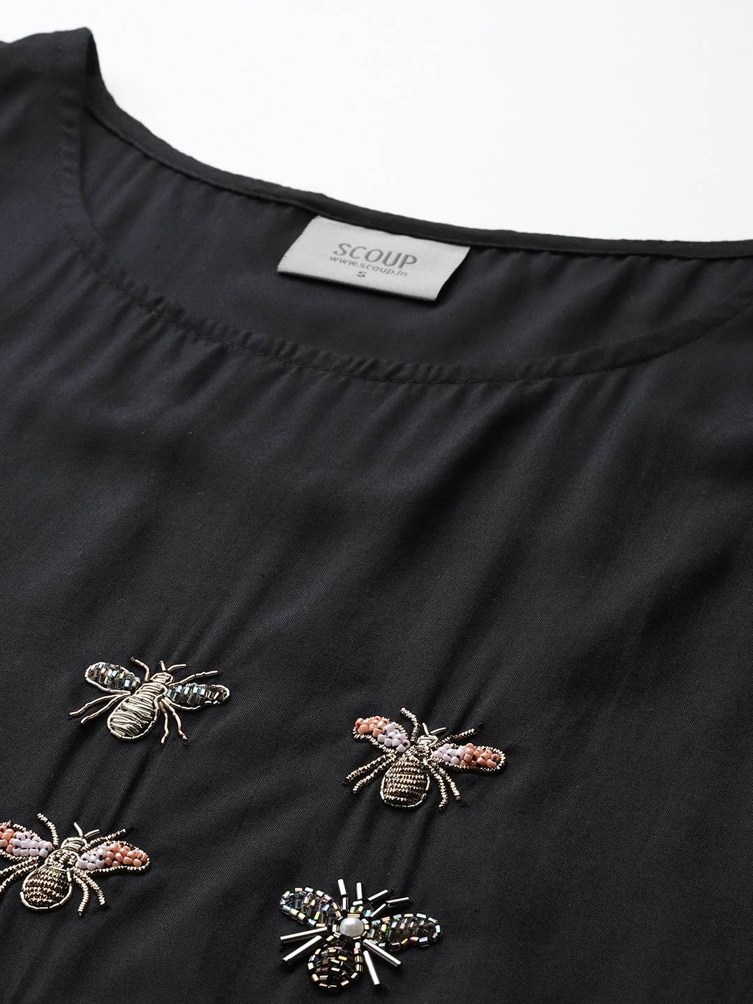 Scoup Honey Bee Embroidered Tank Top