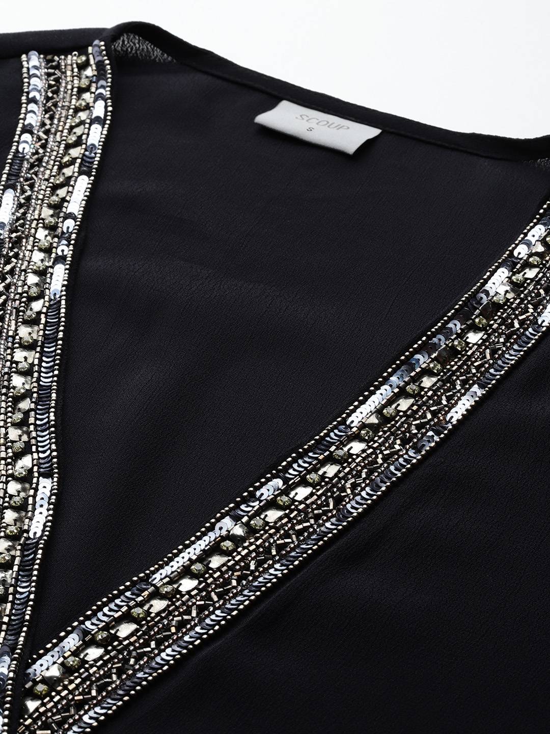 Scoup Women Party Embellished Shrug