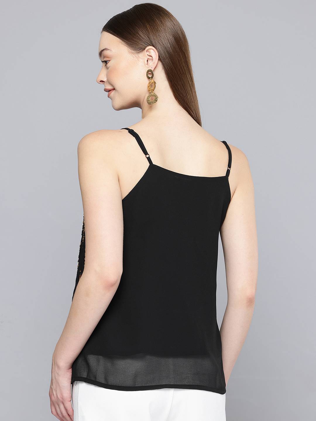 Scoup Embellished Georgette Top