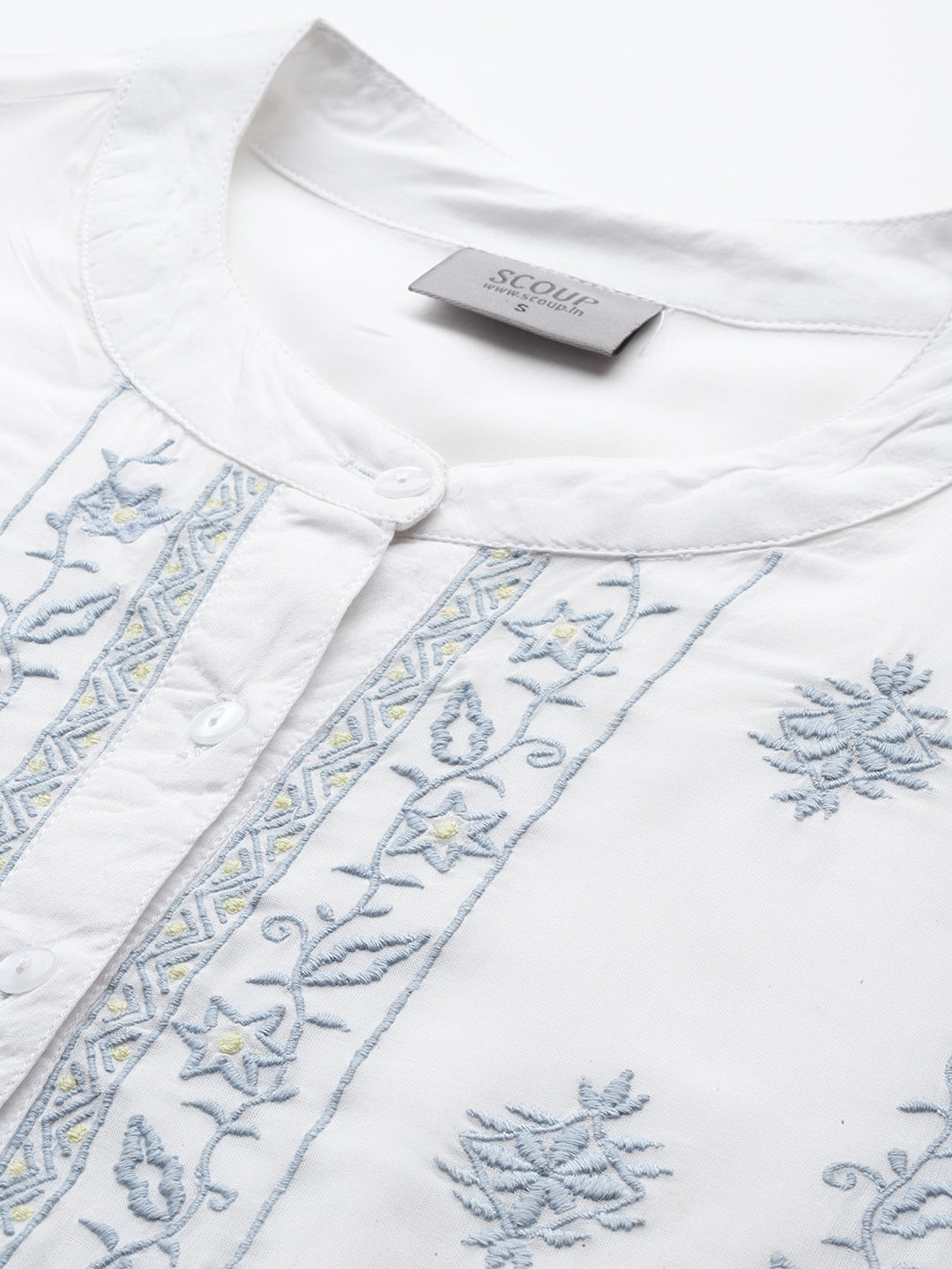 White Embroidered Tunic