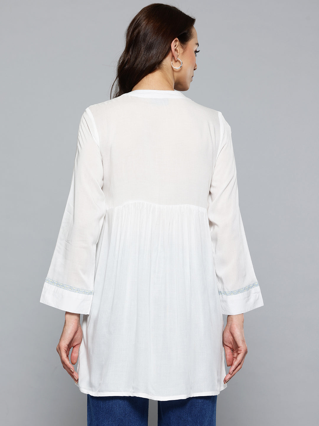 White Embroidered Tunic