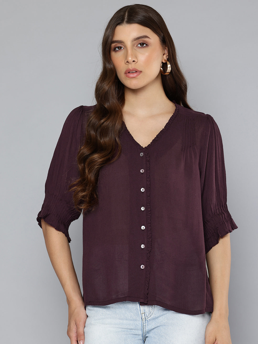 Pintuck details top