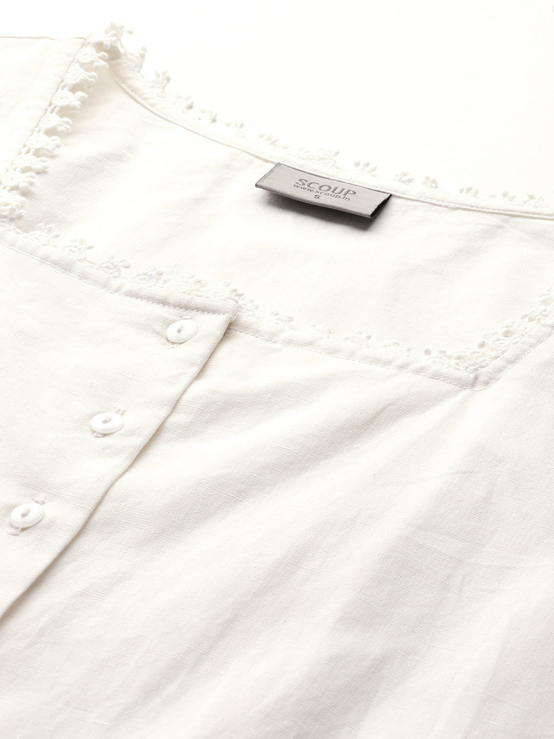 Lace detail top