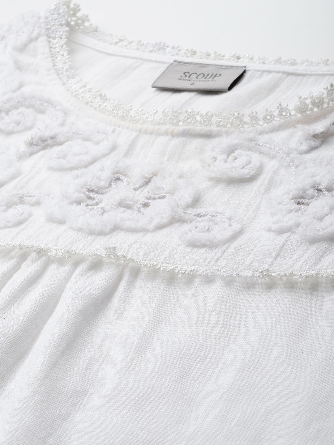 Scoup Hand Embroidered Cotton Top – SCOUP