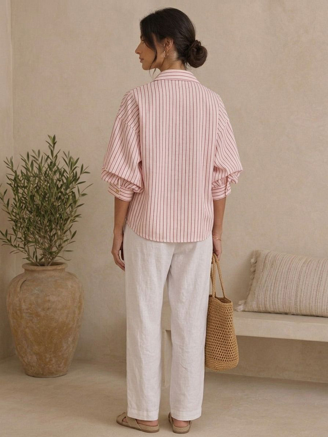 Cotton Stripe Top