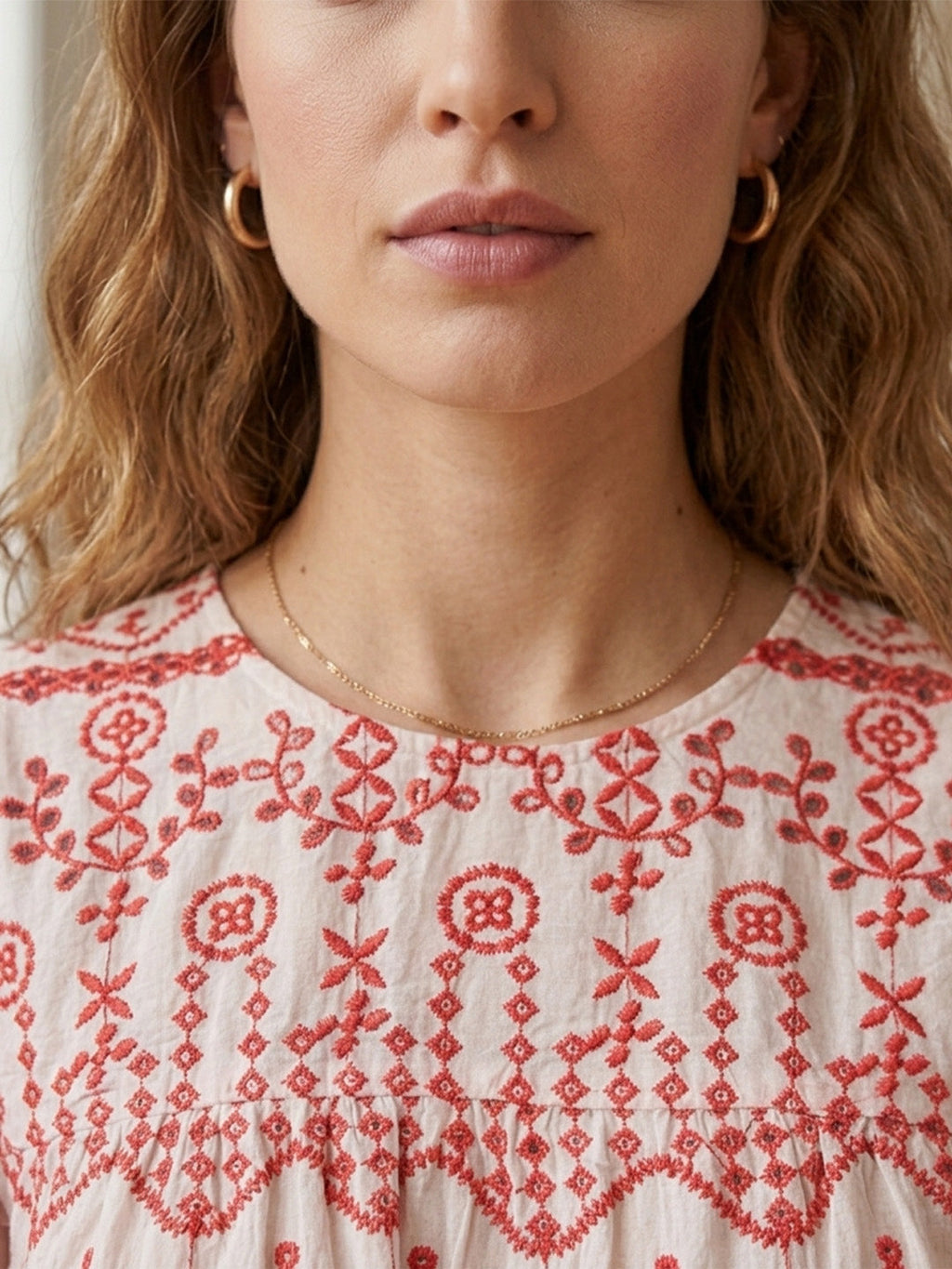 Cotton Schiffli Top