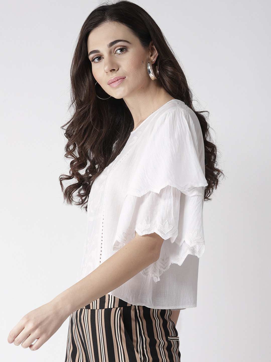 White Applique Top