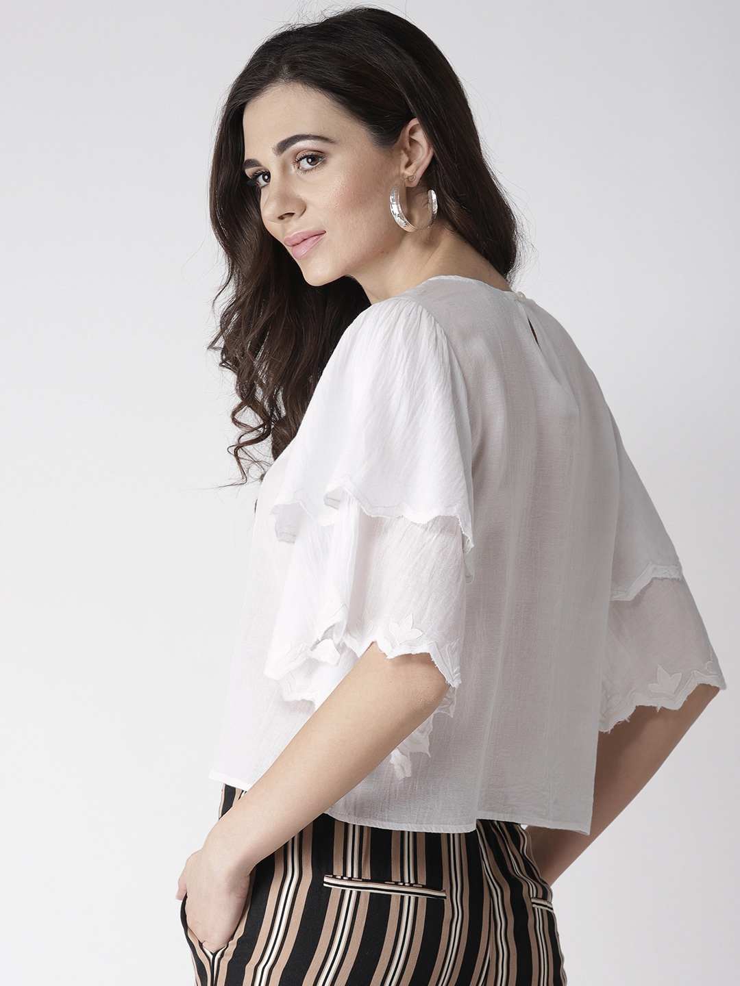 White Applique Top