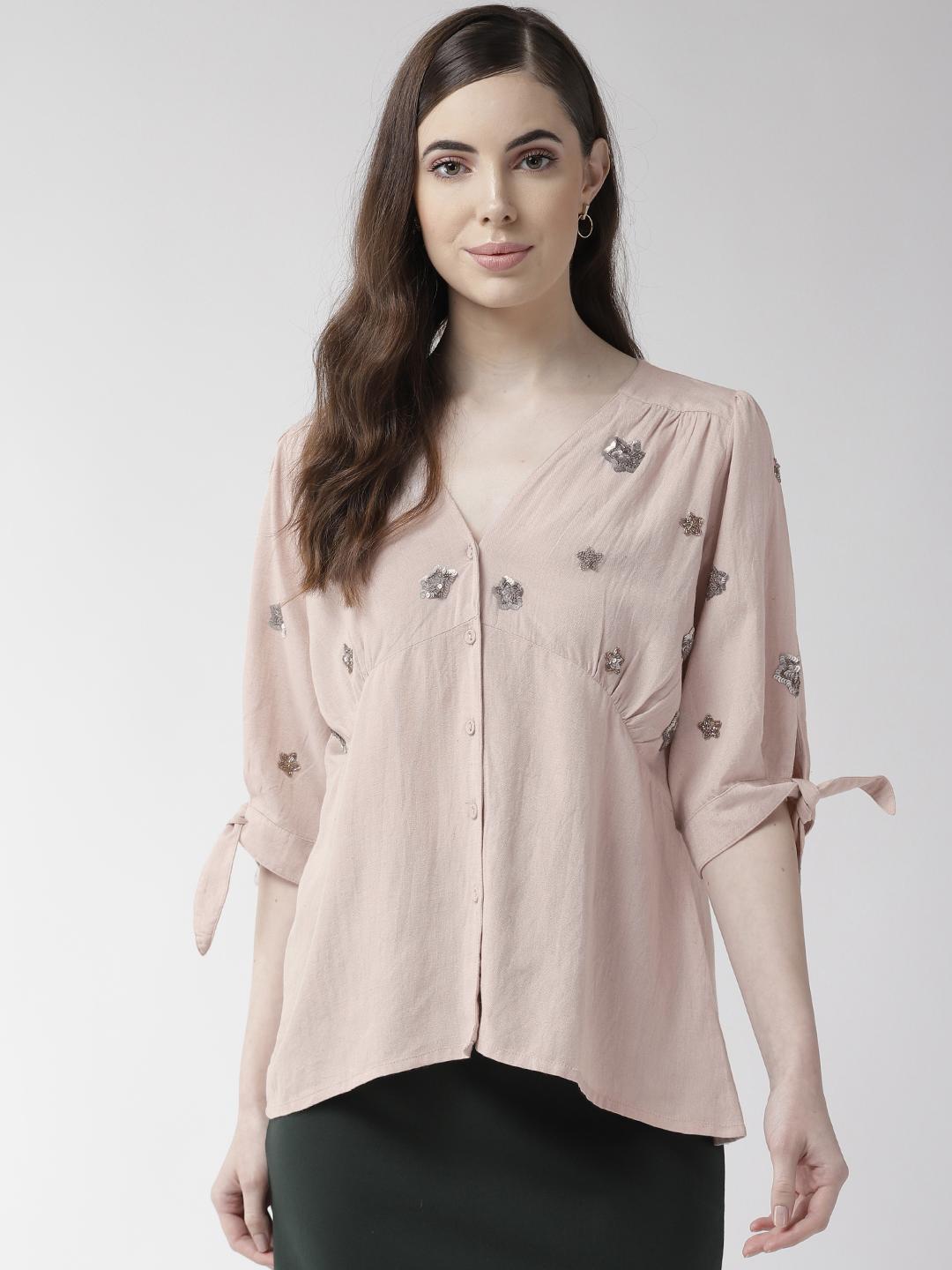 Dusty Pink Embellishment Top