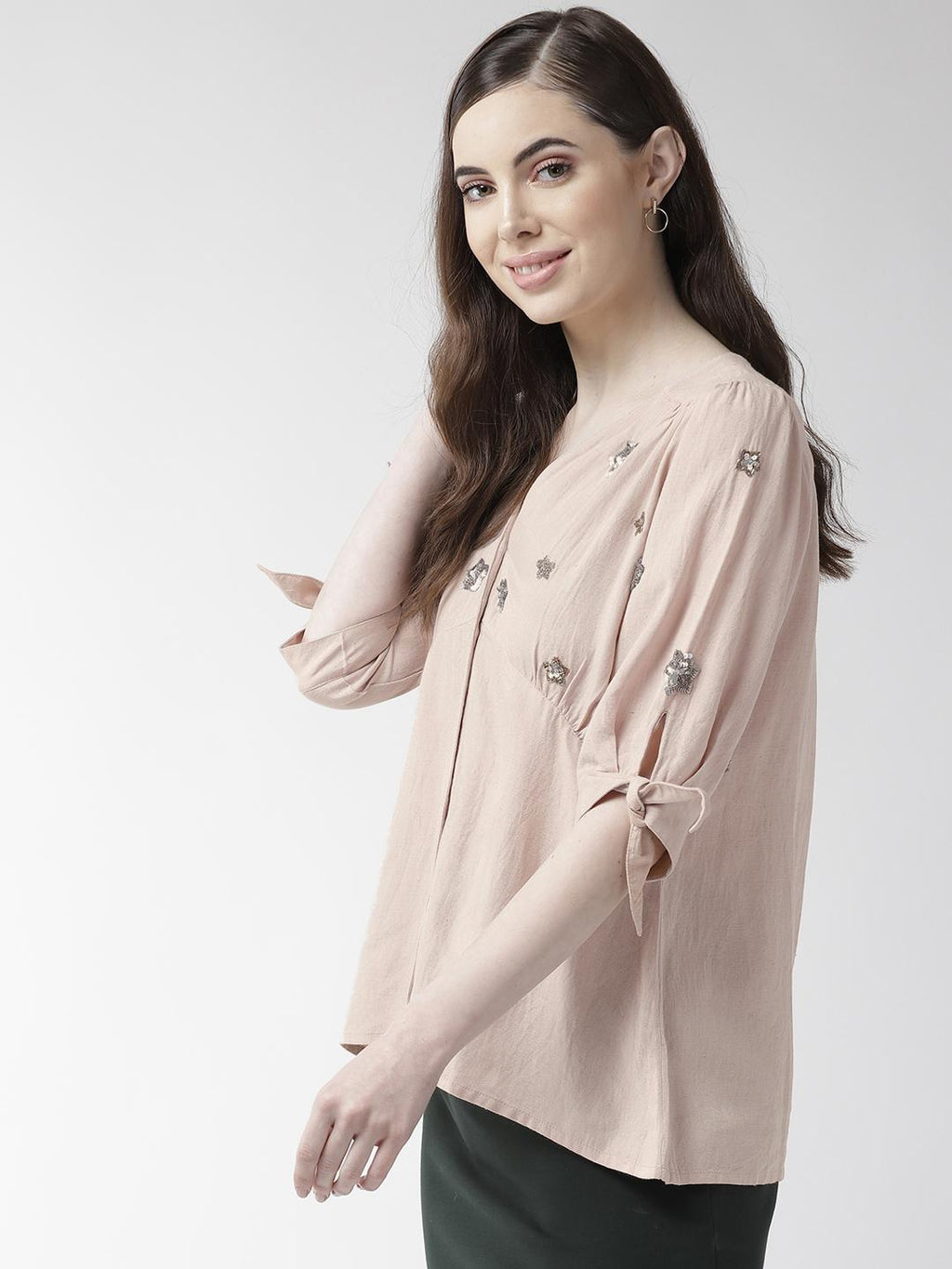 Dusty Pink Embellishment Top