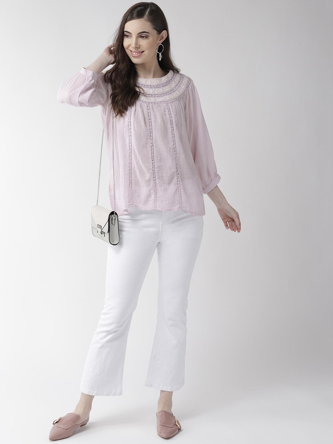 Embroidered Cotton Top