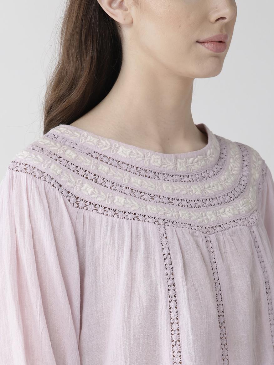 Embroidered Cotton Top