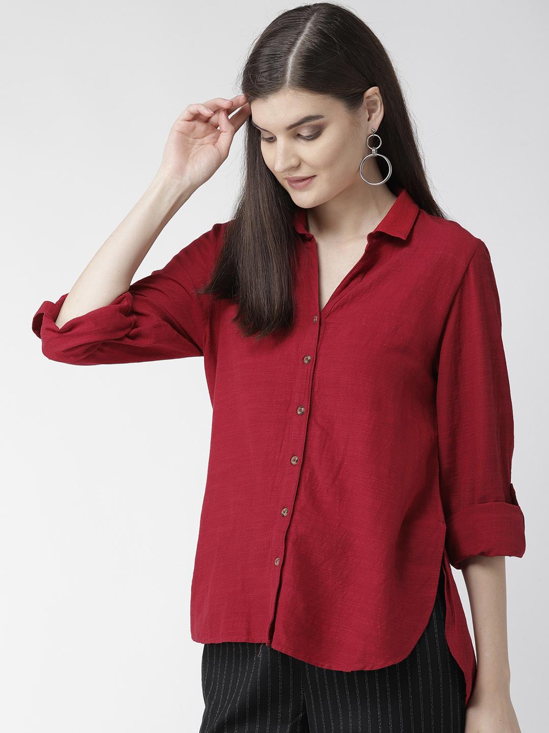 Cotton Linen Solid Shirt
