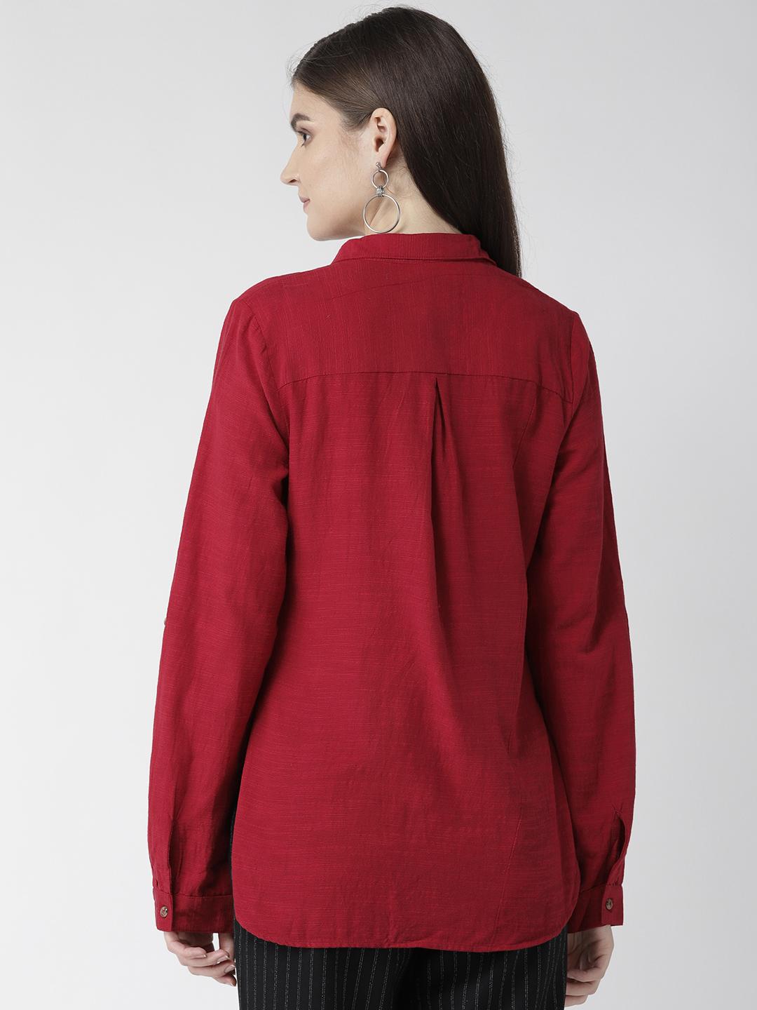 Cotton Linen Solid Shirt