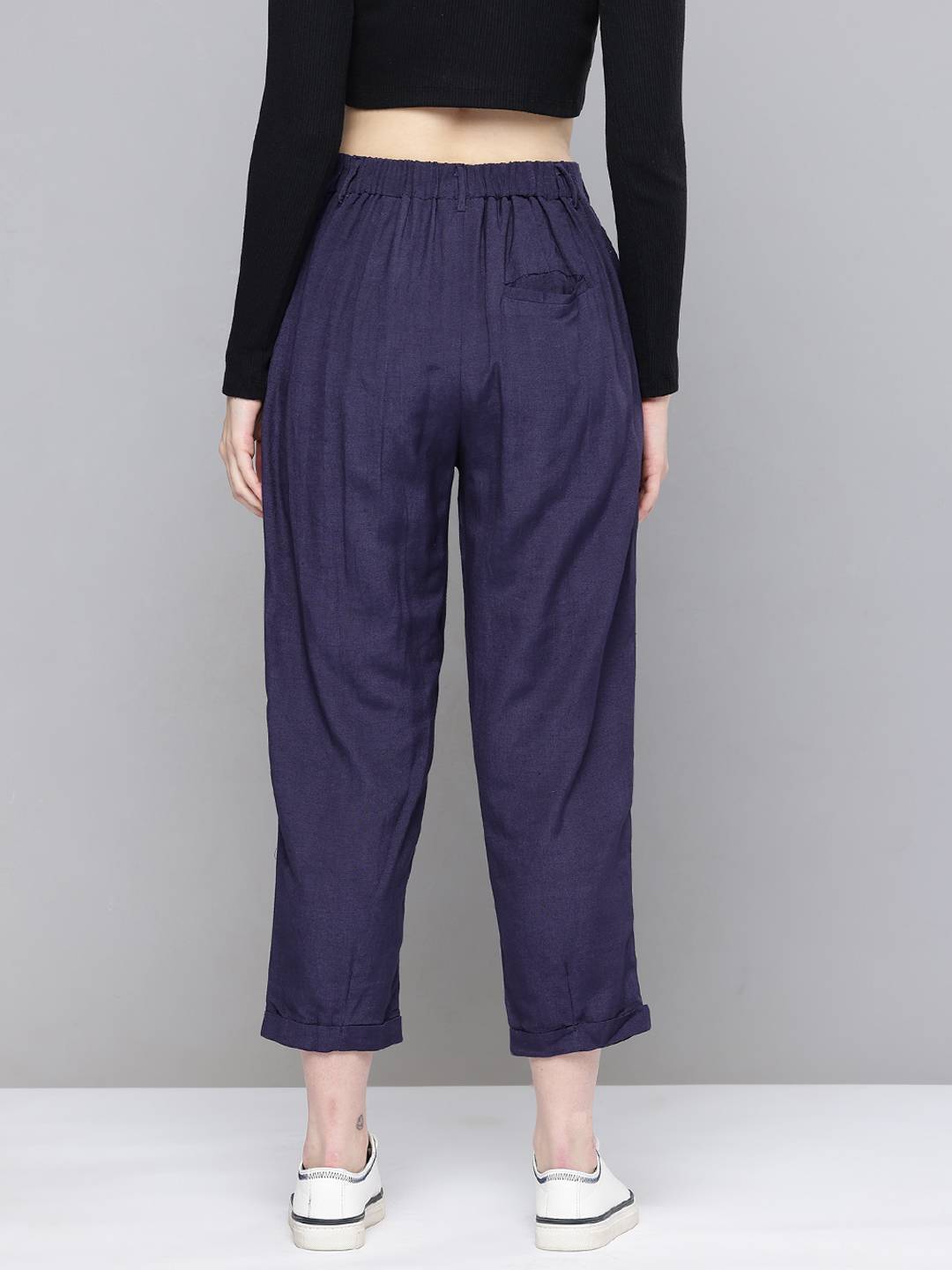 Scoup Women Relaxed Pleated Trousers