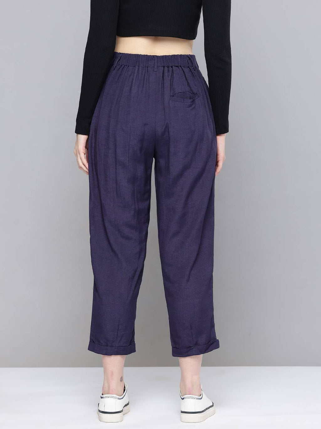 Scoup Women Relaxed Pleated Trousers