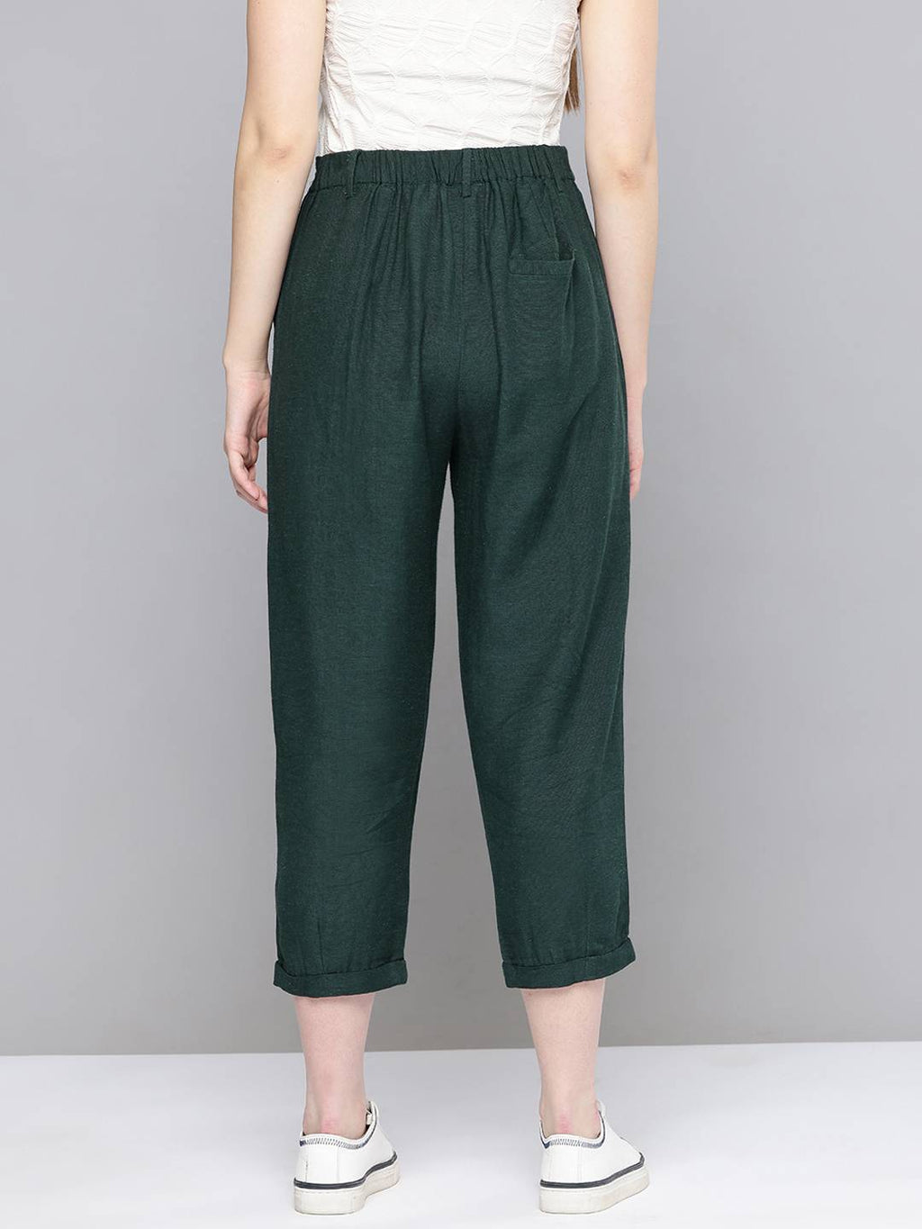 Scoup Women Relaxed Pleated Trousers